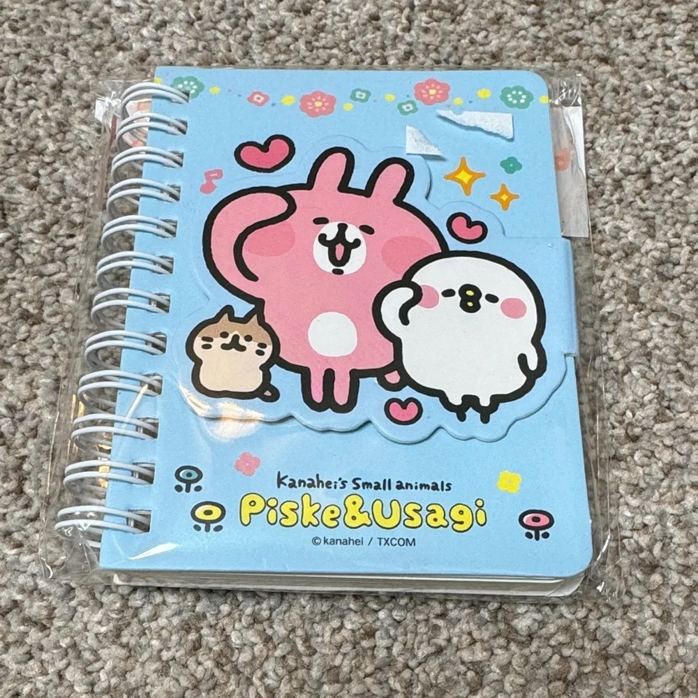 Kanahei Piske & Usagi Mini Spiral Notebook Japanese Kawaii NWT